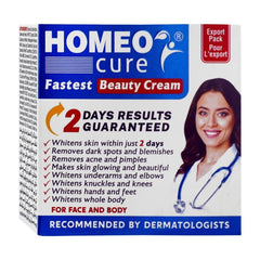 Homeo Cure Beauty Cream Highly Concentrated Fastest 2 Days Results Guaranteed